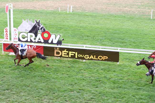 Photo d'arrivée de la course pmu GRAND PRIX DE LA VILLE DE CRAON-MAYENNE à CRAON le Lundi 5 septembre 2016