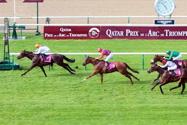 Photo d'arrivée de la course pmu QATAR PRIX DU MOULIN DE LONGCHAMP à CHANTILLY le Dimanche 11 septembre 2016