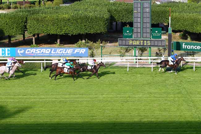 Photo d'arrivée de la course pmu PRIX TURENNE à SAINT-CLOUD le Mercredi 14 septembre 2016