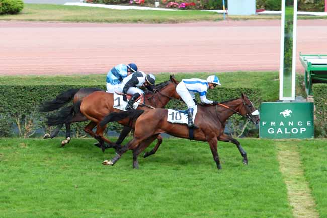 Photo d'arrivée de la course pmu PRIX DES ROUGES TERRES à ENGHIEN le Vendredi 16 septembre 2016
