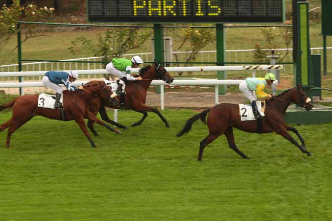 Photo d'arrivée de la course pmu PRIX DE CHAMBOURCY à SAINT-CLOUD le Lundi 19 septembre 2016