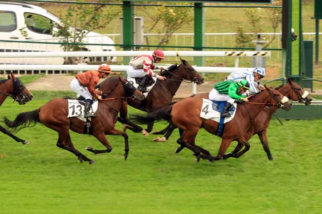 Photo d'arrivée de la course pmu PRIX DES BOUCLES DE LA SEINE à SAINT-CLOUD le Lundi 19 septembre 2016