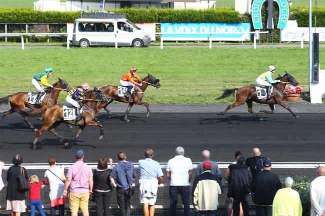 Photo d'arrivée de la course pmu PRIX GRAND LILLE TV à LE CROISE-LAROCHE le Mercredi 21 septembre 2016