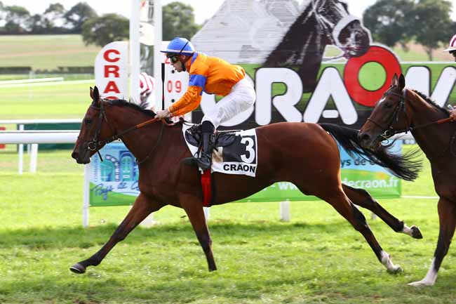 Photo d'arrivée de la course pmu PRIX DES HALLES DE CRAON à CRAON le Lundi 26 septembre 2016