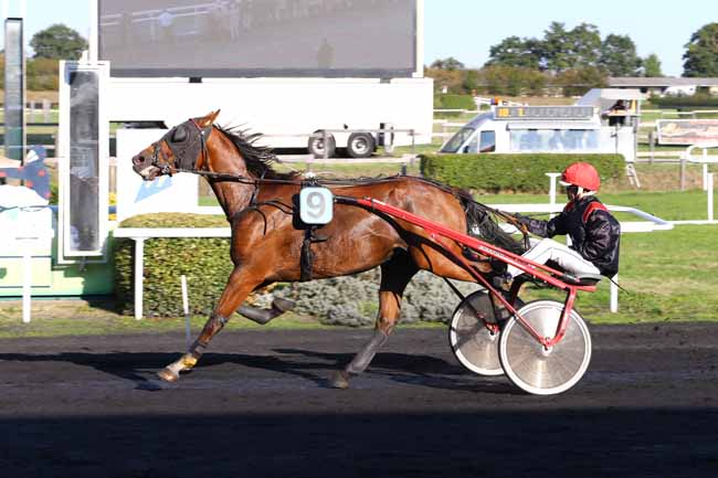 Photo d'arrivée de la course pmu PRIX DE LA SOCIETE DU CHEVAL FRANCAIS (GR A) à MESLAY-DU-M. le Mercredi 5 octobre 2016