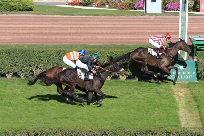 Photo d'arrivée de la course pmu PRIX DE RANVILLE à ENGHIEN le Jeudi 6 octobre 2016