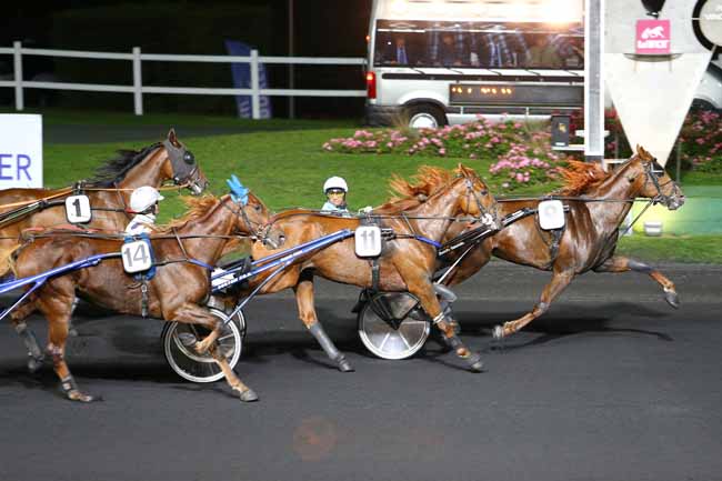 Photo d'arrivée de la course pmu PRIX LILACA à PARIS-VINCENNES le Vendredi 7 octobre 2016