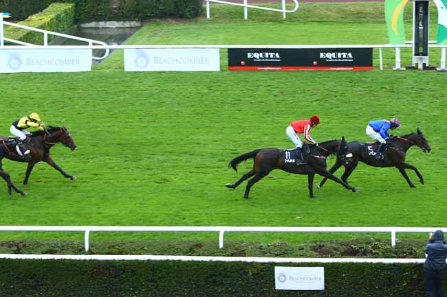 Photo d'arrivée de la course pmu COURSE DE HAIES D'AUTOMNE à LYON-PARILLY le Jeudi 13 octobre 2016