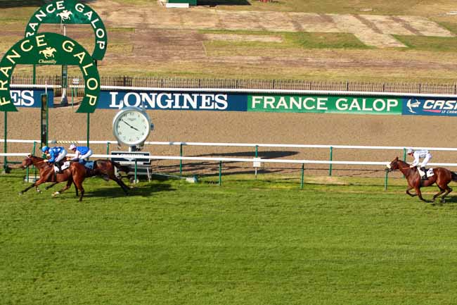 Photo d'arrivée de la course pmu PRIX DU CONSEIL DE PARIS à CHANTILLY le Dimanche 16 octobre 2016