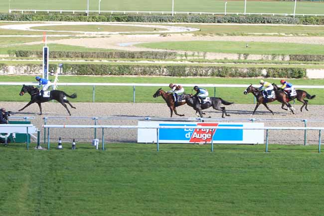 Photo d'arrivée de la course pmu PRIX DES GLAIEULS à DEAUVILLE le Lundi 17 octobre 2016