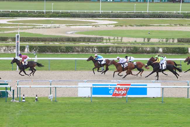 Photo d'arrivée de la course pmu PRIX DES MARGUERITES à DEAUVILLE le Mardi 18 octobre 2016
