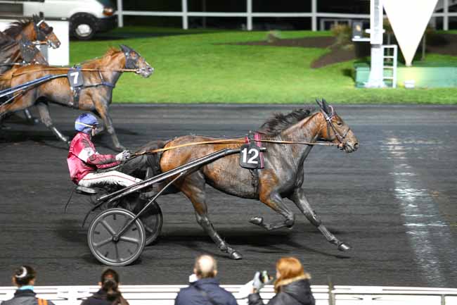 Photo d'arrivée de la course pmu PRIX LUDOVICA à PARIS-VINCENNES le Mardi 18 octobre 2016
