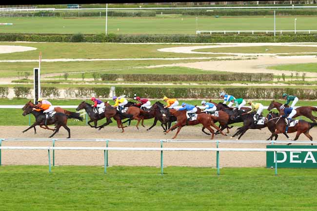 Photo d'arrivée de la course pmu PRIX DES CORDELLES à DEAUVILLE le Mercredi 19 octobre 2016