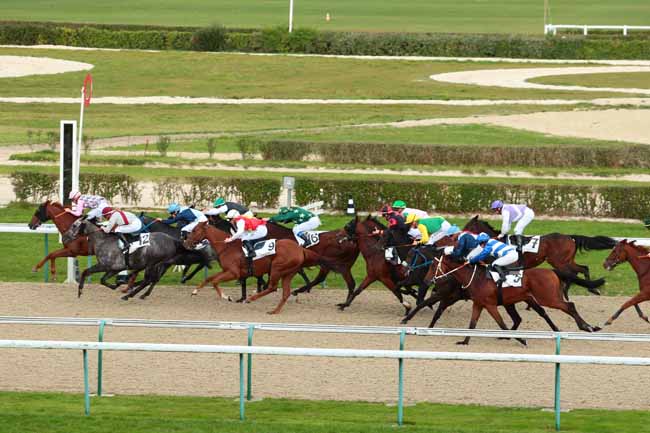 Photo d'arrivée de la course pmu PRIX DES GODERELLES à DEAUVILLE le Mercredi 19 octobre 2016