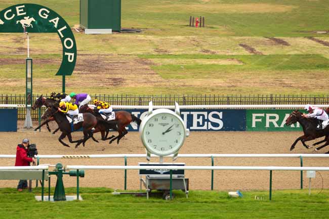 Photo d'arrivée de la course pmu PRIX DES BRISEES à CHANTILLY le Lundi 24 octobre 2016