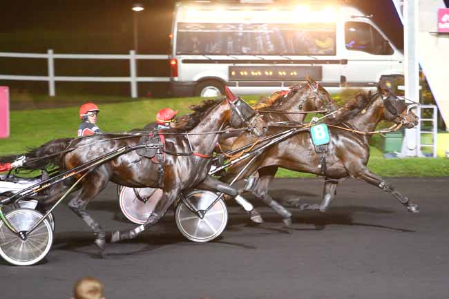 Photo d'arrivée de la course pmu PRIX CASTOR à PARIS-VINCENNES le Mardi 25 octobre 2016