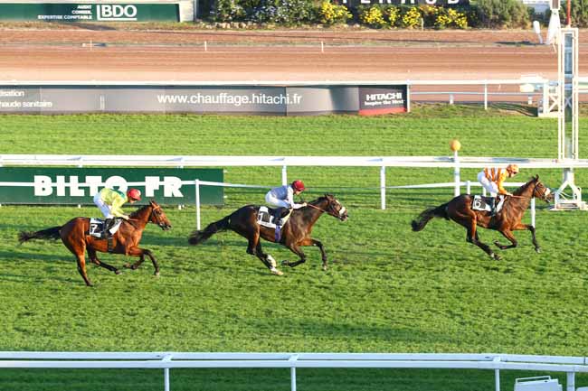 Photo d'arrivée de la course pmu PRIX TWIG à CAGNES-SUR-MER le Lundi 31 octobre 2016