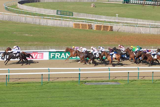 Photo d'arrivée de la course pmu PRIX D'EGMONT à CHANTILLY le Jeudi 3 novembre 2016