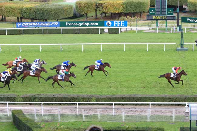Photo d'arrivée de la course pmu PRIX DES HAUTS-DE-SEINE à SAINT-CLOUD le Mardi 8 novembre 2016