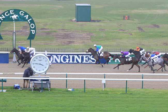 Photo d'arrivée de la course pmu PRIX DU PARC A MOUTONS à CHANTILLY le Mercredi 9 novembre 2016