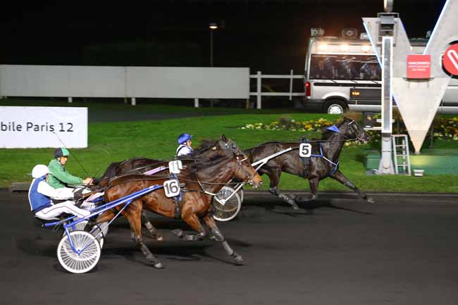 Photo d'arrivée de la course pmu PRIX TRITON à PARIS-VINCENNES le Vendredi 25 novembre 2016