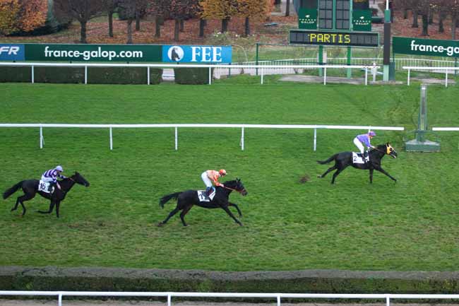 Photo d'arrivée de la course pmu PRIX DE GISORS à SAINT-CLOUD le Vendredi 25 novembre 2016
