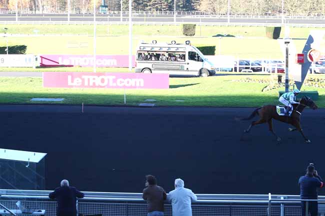 Photo d'arrivée de la course pmu PRIX DE PUTANGES à PARIS-VINCENNES le Lundi 28 novembre 2016