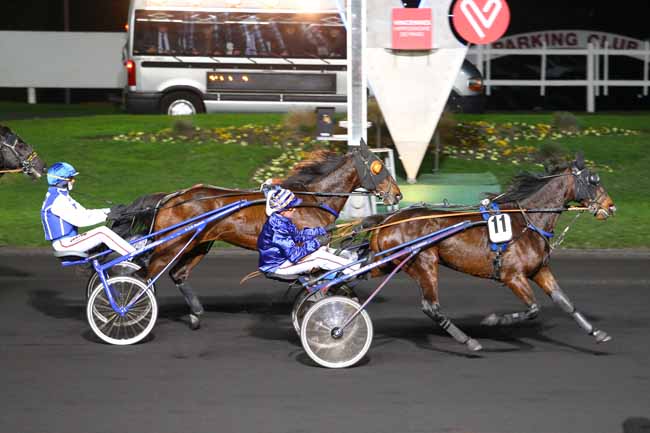 Photo d'arrivée de la course pmu PRIX GERDA à PARIS-VINCENNES le Mardi 29 novembre 2016