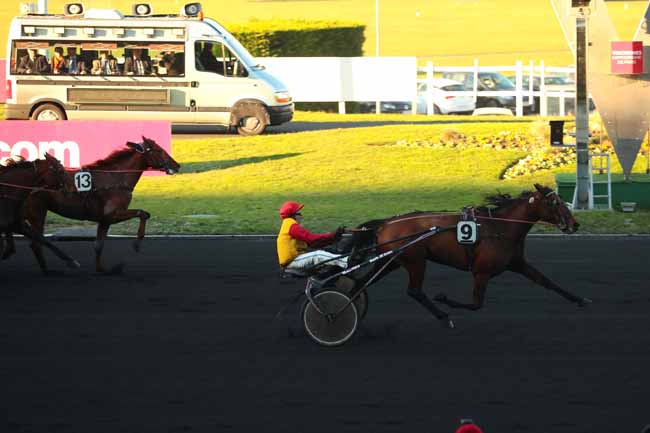 Photo d'arrivée de la course pmu PRIX DE PICARDIE à PARIS-VINCENNES le Mercredi 30 novembre 2016