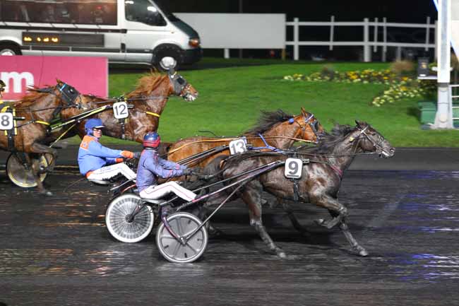 Photo d'arrivée de la course pmu PRIX POMONA (GR B) à PARIS-VINCENNES le Vendredi 2 décembre 2016