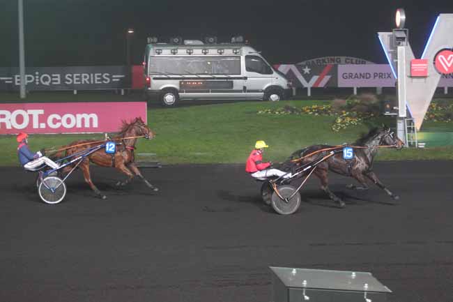 Photo d'arrivée de la course pmu PRIX DE CANCALE à PARIS-VINCENNES le Samedi 10 décembre 2016
