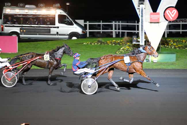 Photo d'arrivée de la course pmu PRIX PHOBOS à PARIS-VINCENNES le Mardi 13 décembre 2016
