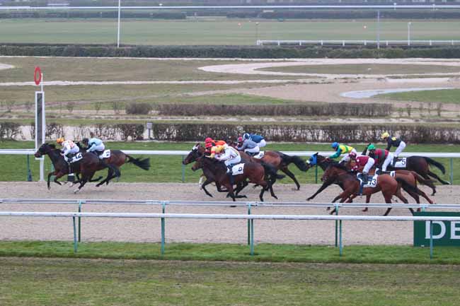 Photo d'arrivée de la course pmu PRIX DU BOCAGE VIROIS à DEAUVILLE le Lundi 19 décembre 2016