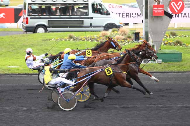 Photo d'arrivée de la course pmu PRIX TENOR DE BAUNE à PARIS-VINCENNES le Dimanche 25 décembre 2016