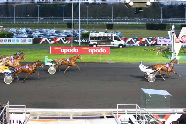 Photo d'arrivée de la course pmu PRIX DE VIENNE à PARIS-VINCENNES le Dimanche 25 décembre 2016
