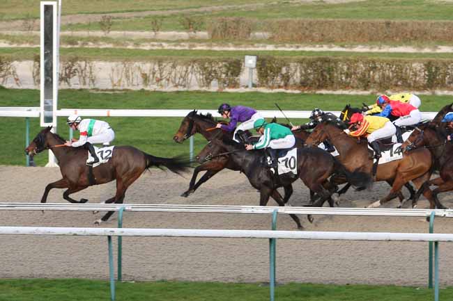 Photo d'arrivée de la course pmu PRIX DU CHATEAU GABRIEL à DEAUVILLE le Lundi 26 décembre 2016