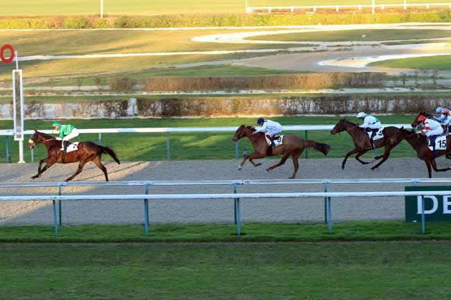 Photo d'arrivée de la course pmu PRIX D'ALMENECHES à DEAUVILLE le Mercredi 28 décembre 2016