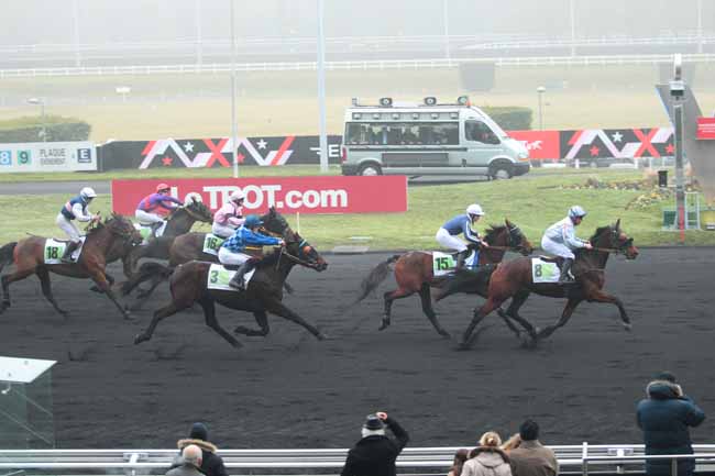 Photo d'arrivée de la course pmu PRIX DE PONTCHATEAU à PARIS-VINCENNES le Vendredi 30 décembre 2016