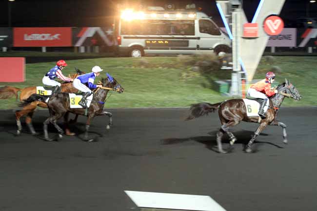 Photo d'arrivée de la course pmu PRIX DE VALDAMPIERRE à PARIS-VINCENNES le Samedi 31 décembre 2016