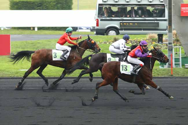 Photo d'arrivée de la course pmu PRIX DE VEZAC à PARIS-VINCENNES le Mardi 3 janvier 2017