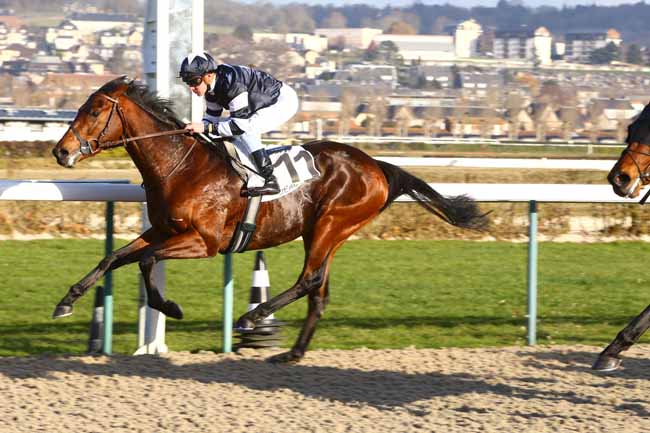 Photo d'arrivée de la course pmu PRIX DU HOULBEC à DEAUVILLE le Jeudi 5 janvier 2017