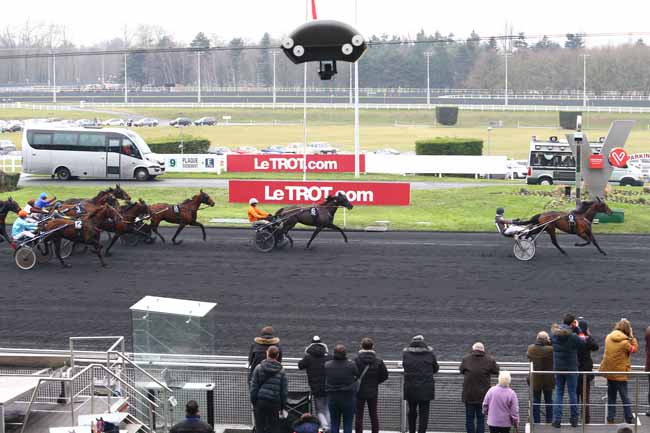 Photo d'arrivée de la course pmu PRIX DE LILLE à PARIS-VINCENNES le Dimanche 8 janvier 2017