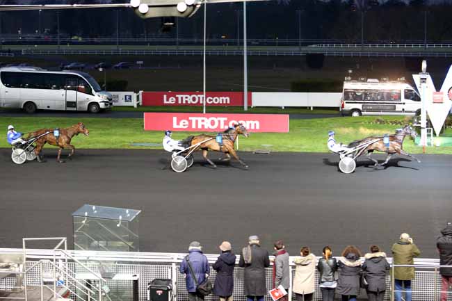 Photo d'arrivée de la course pmu PRIX DE SALON-DE-PROVENCE à PARIS-VINCENNES le Dimanche 8 janvier 2017