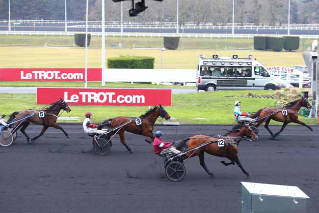 Photo d'arrivée de la course pmu PRIX D'ETREPAGNY à PARIS-VINCENNES le Lundi 9 janvier 2017