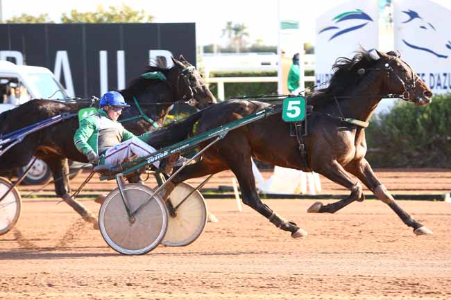 Photo d'arrivée de la course pmu PRIX DE LA COTE D'AZUR à CAGNES-SUR-MER le Jeudi 12 janvier 2017