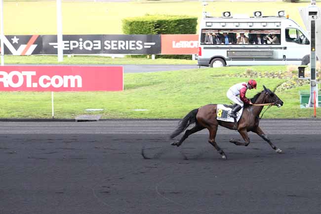 Photo d'arrivée de la course pmu PRIX DE BOLLENE à PARIS-VINCENNES le Vendredi 13 janvier 2017