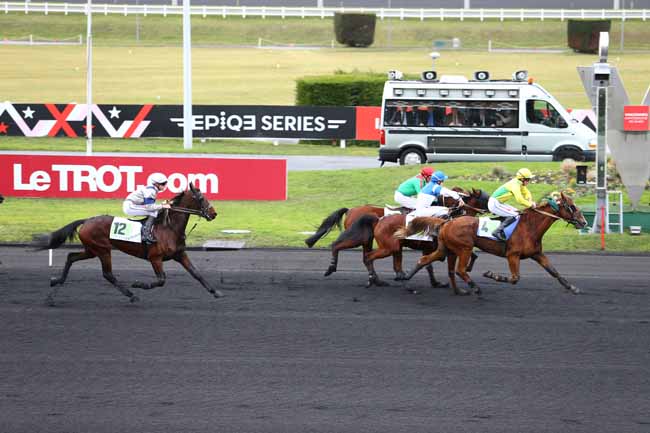 Photo d'arrivée de la course pmu PRIX DE SARTILLY à PARIS-VINCENNES le Vendredi 13 janvier 2017