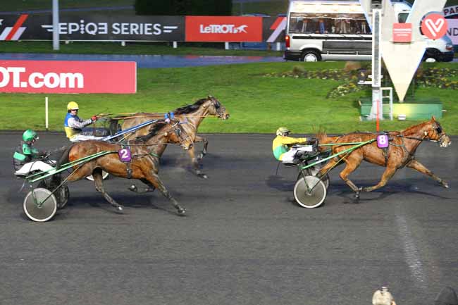 Photo d'arrivée de la course pmu PRIX DE MARVEJOLS à PARIS-VINCENNES le Vendredi 13 janvier 2017
