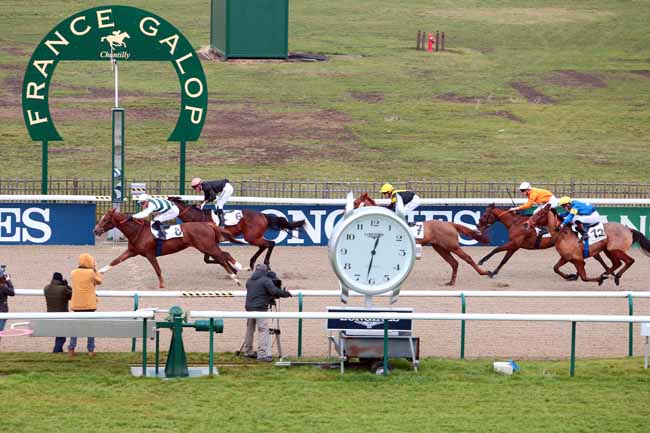Photo d'arrivée de la course pmu PRIX ARTUS à CHANTILLY le Lundi 16 janvier 2017