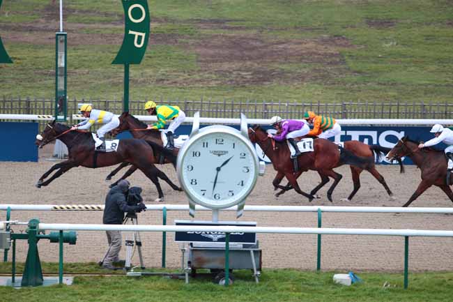 Photo d'arrivée de la course pmu PRIX PRINCELINE à CHANTILLY le Lundi 16 janvier 2017